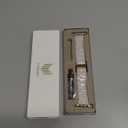 V-MORO Resin Band Compatible with Apple Watch Series 7/8/9/10/11 41/40/38/42mm, Women Fashion Strap for iWatch Series 6/5/4/3/2/1/SE, Lightweight Bracelet Wristband Replacement, Ivory White-Rose Gold