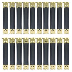 BokWin 20Pcs 3.5 Inch Metal Internal Flex Frames Kiss Clasp, Purse Clasp Frame Handmade Wallet DIY Craft