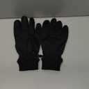 LOUXPERT Winter Gloves for Women Men: Water Resistant Thermal Gloves for Running, Cold Weather Touchscreen Gloves for Snow, Size Xl, Black