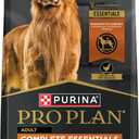 Purina Pro Plan Complete Essentials Shredded Blend Chicken and Rice Dog Food Dry Formula with Probiotics for Dogs - 35 lb. Bag (35 Pound (Pack of 1)), BB NOV 2026