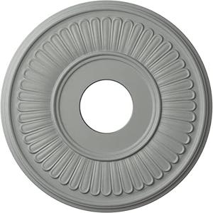 15 3/4"OD x 3 7/8"ID x 3/4"P Berkshire Ceiling Medallion (Fits Canopies up to 7")