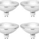 Dimmable GU10 Based AR111/FR111 Halogen Bulb, 75W 900LM Reflector GU10 Flood Bulbs for Down Light Track Light Warm White 3000K (Pack of 4)