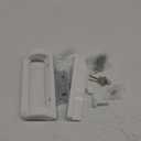White Patio Door Handle Set with Cylinder Lock,Suitable for Replacement Sliding Patio Doors Lock 3-15/16Screw Hole Spacing.Choices That Add a Unique to Your Patio Glass Sliding Door.
