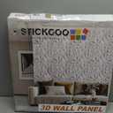 STICKGOO 3D Wall Panels for Interior Wall Decor, Wood 3D Textured Wall Decor Panels, Natural Oak Wave Design Accent Wall Panels for Living Room, Office