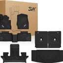 3W Floor Mats & Cargo Liner with Backrest Mats for Ford Explorer 2022-2026