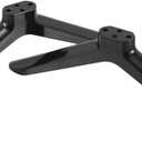 TV Stand Legs for 40Inch TVs | 2PCS Replacement TV Feet with Screws | Easy Install Plastic Mounting Brackets, Black Tabletop Base Stand