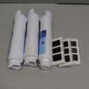 MARRIOTTO MR022 Water Filter, Compatible with Frigidaire refrigerator EPTWFU01, EWF02, Pure Source Ultra II and Pure Air Ultra 2 Air Filter (3+3)