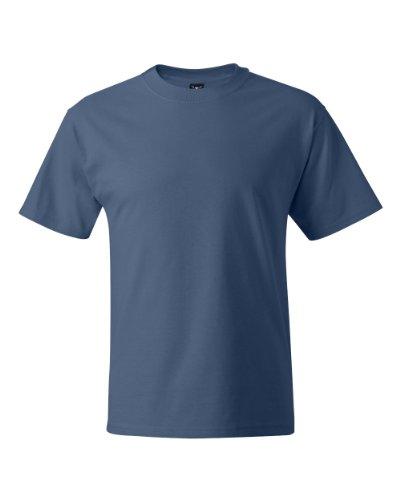Hanes Adult Beefy-T (Denim Blue) (L)