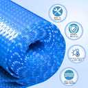 Solar Round Pool Covers Blankets, Solar Heating, Blue, 10 Ft, Round, Pool Cover