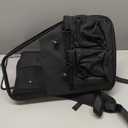 Pet Backpack for Cats & Small Dogs, Collapsible Travel Carrier with Ventilated Mesh, Removable Pad, and Safety Leash, Black