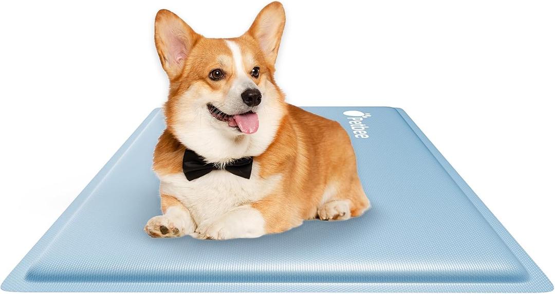 Cooling Mat for Dogs, Washable Pet Cooling Mat, Suitable for Small Pets (12-24 LB), No Additional Water Needed, Waterproof Collapsible Outdoor Cooling Mat for Pets 23.6"*17.7"