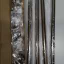 2 Pack Bronze Curtain Rods 28 to 48 Inches(2.3-4 Feet),5/8 inch Splicing Drapery Rods,Small Curtain Rods Set,Size: 18''-45'',Bronze