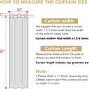 H.VERSAILTEX Room Darkening Curtains 84 Inches Long for Living Room Light Reducing Blackout Curtains for Bedroom Thermal Insulated Window Treatment Panels Grommet Top 2 Panels, 42 x 84 Inches - Ivory