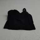 V VOCNI Nursing Tank Tops for Breastfeeding Workout Crop Top Longline Nursing Sport Bra Maternity Bras for Pregnancy (Medium, Black)