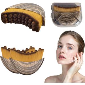 New Lymphatic Contour Face Brush for Sculpting, Lymphatic Drainage Massager for Face, Ergonomically Designed to Fit The Skin Precisely and Relieve Fatigue, Improves Skin Glow & Absorption (2 Pack)