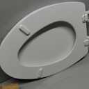 Bemis 1500EC 390 Lift-Off Wood Elongated Toilet Seat, Cotton White (Pack of 1)