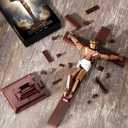 Jesus Crucifixion Building Blocks Set, Compatible Lego Religious Christian Toy Gift for Adults & Kids, Bible Story Model for Home Church Office Decor, 588 PCS