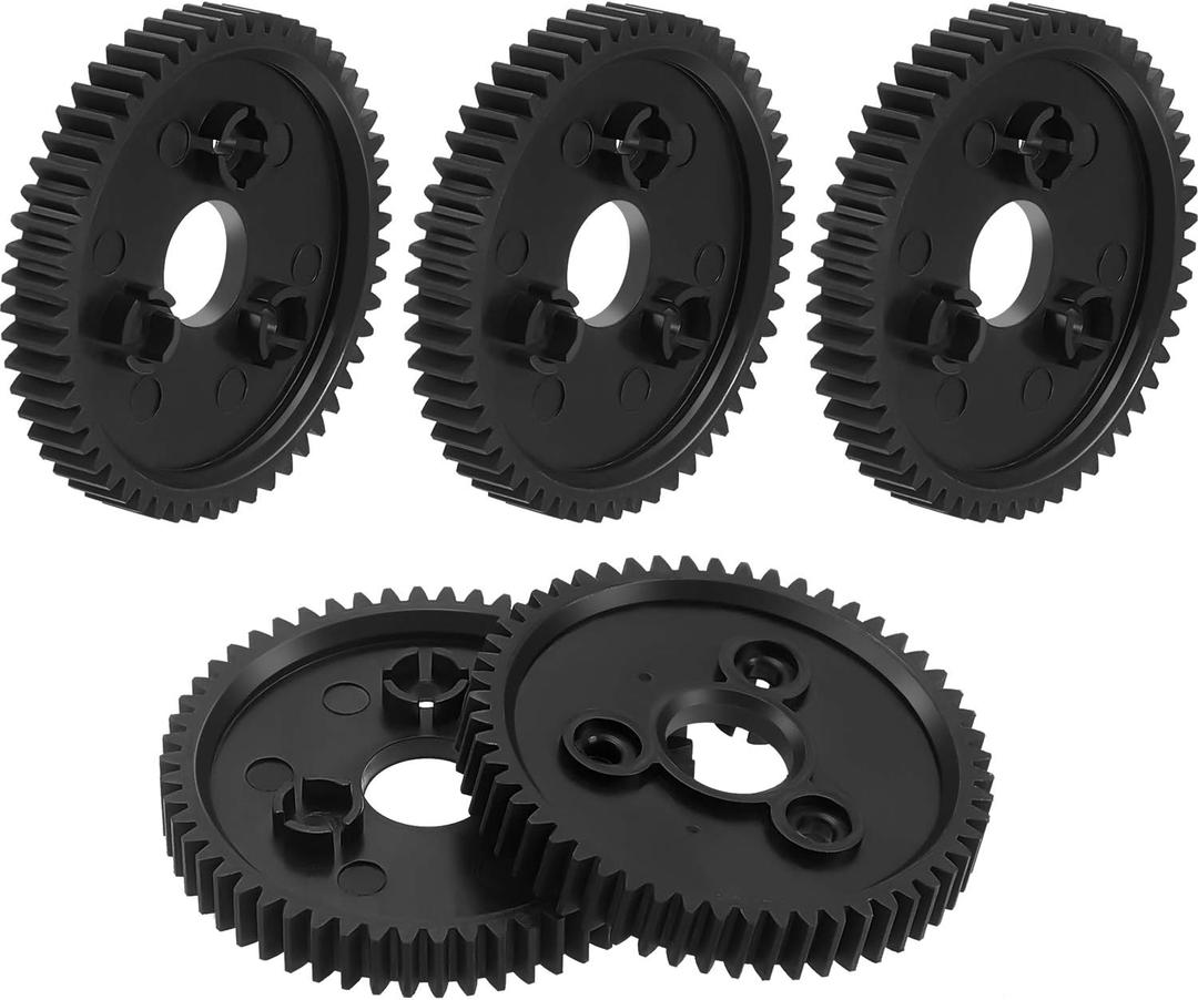 Sumind 5 Pieces 54T 0.8 32 Pitch Plastic Spur Gear Compatible with 4 x 4 VXL Rally VXL HPS HPI RC Car and Boat