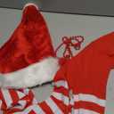 Women Christmas Costume, Xmas Women  with Hat TIGHTS And Necklace, Christmas Elf Costume Santa Skirt