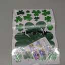 St Patricks Day Window Clings, 109 Pcs Shamrock Window Stickers for St Patricks Day Decorations