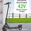 VHBW 42V for Hiboy Scooter Charger Compatible with Hiboy S2 Pro/S2 Lite/S2/KS4/KS4 Pro/NEX/NEX3/ Max/Max3/Max V2 36V Lithium-ion Battery