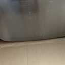 Amazon Basics Smudge Resistant Rectangular Trash Can with Soft-Close Lid, Foot Pedal, Removable Inner Bucket, 50 Liter/13.2 Gallon, Brushed Stainless Steel, Satin Nickel Finish