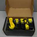 XSTRAP STANDARD Ratchet Tie Down Straps - 8PK - 1'' x 10 ft - 900 LB Break Strength Cargo Straps for Moving Appliances, Lawn Equipment, Motorcycle Yellow