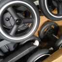 gb Pockit+ All-Terrain, Ultra Compact Lightweight Travel Stroller with Canopy and Reclining Seat in Velvet Black