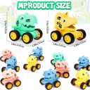 20 Pack Dinosaur Pull Back Car for Classroom Prizes, Party Favors for Kids Toddlers 4-8 Years Old, Bulk Pull Back Car Toys for Carnival Prizes, Treasure Box Toys, Pinata Fillers, Goodie Bag Stuffers