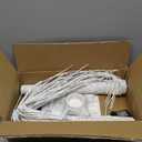 Lighted Birch Tree, 6 FT Prelit White Artificial Christmas Trees with 144 Warm White LED Lights and Timer for Indoor Outdoor Garden Wedding Party Christmas Decoration