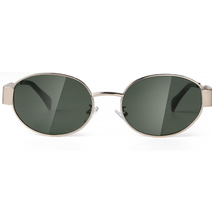 livho 2025 Trendy Oval Sunglasses - Stylish Polarized Shades for Everyday - Retro Metal Frames