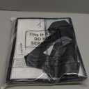 Aliceset 12 Pcs Clear Plastic Gift Bags with Die Cut Handles Reusable Gift Wrapping Bag with Ribbon for Wedding Graduation Bridal Shower Baby Shower, 12 x 10 x 5''(Black)