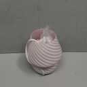 jonong Bedside Lamp Glass Striped Mushroom Table Lamp 110V Creative Gift Night Light (Pink)
