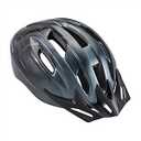 Schwinn Intercept Helmet for Adults, Black, Size 58 - 62 cm for Riders Ages 14+, Lightweight Microshell, Adjustable Dial and Straps, Interior Padding, 10 Air Vents, Removable Visor, Adult Bike Helmet