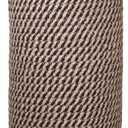 Toilet Paper Holder, Boho Decor Toilet Paper Storage Stand for Bathroom,Cotton Handmade Woven Paper Basket for Mega Roll,3 Rolls of Toilet Tissue Storage (Black)