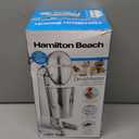 Hamilton Beach DrinkMaster Electric Drink Mixer, Retro Milkshake Maker & Milk Frother, 2 Speeds, Extra-Large 28 oz. Stainless Steel Cup, Classic Chrome