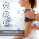 2 FlexiKold Gel Ice Packs - Ice Packs for Injuries Reusable, Back Pain Relief, Knee Ice Pack Wrap, After Surgery, Ice Pack for Knee - 6303-COLD-2PK by NatraCure - Medium 2PK