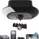 Chamberlain B4643T Smart Built in Camera-myQ Smartphone Controlled-Ultra Quiet, Strong Belt Drive, Blue Garage Door Opener