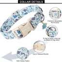 ARING PET Dinosaur Dog Collar-Cute Dog Collar for Small Dogs, Adjustable Dinosaur Print Pet Collars Puppy Collar for Small Medium Large Dogs