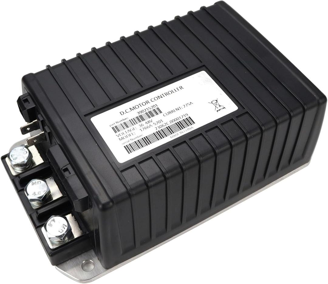 1266A-5201 36-48V 275A Controller Compatible with 0-5k 1510A-5251 1510A-5250 for Curtis DC Motor Controller Club Car Contoller 1510-5201 1510-5251 for Club Car Golf Carts