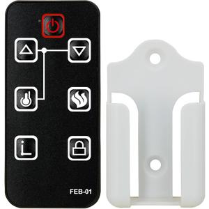 Replacement for FEBO Flame Electric Fireplace Remote Control ZHS-30-A 13IN-30-054