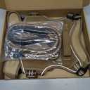 Heavy Duty Tactical Dog Harness for Large Dogs, No Pull Adjustable Pet Harness Reflective Service Training Easy Control Pet Vest Military K9 Working Dog Harnesses- Large, Brown