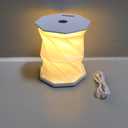 Portable Cordless Lamp, Battery Operated Table Lamp with Touch Dimmer, Rechargeable Folding Night Light for Bedroom, Living Room, Office, Travel, Home Decor