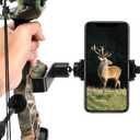 Universal Bow Phone Mount 360 Cell Phone Holder for Archery Phone Mount for Compound Bow Hunting Photos and Video Moment Recorder