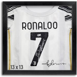 T-Shirt Display Frame, 13" x 13" Black Wood T-Shirt Frame with 98% Uv Protection Acrylic, 1" Depth of Usable Space Shadow Box, Display Case for Shirts, Jerseys, Memorabilia