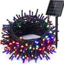 Solar Christmas Lights Outdoor, 33ft 100 LED Solar Fairy String Lights 8 Modes Waterproof Xmas Lights for Garden, Patio, Home, Party, Wedding, Holiday, Tree, Bush, Wreath, Outdoor Decor (Multicolor)