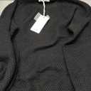 GRACE KARIN Women's Fall Knit Sweater Top, Long Sleeve Merino Wool Blend Pullover, Casual Crewneck Waffle Clothes 2025 (Black) XL