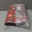 Lahome Christmas Runner Rug for Hallway 2'6" x 8', Non Slip Washable Long Kitchen Carpet Runner, Low Pile Soft Xmas Reindeer Runner for Entryway Bathroom Holiday Decor, Red