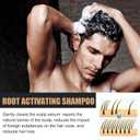 500 ml Root Activator Shampoo, Hair Growth Root Activator Shampoo, For Anti-Hair Loss, Natural Formula for Men and Women