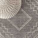 JONATHAN Y Amir Moroccan Beni Souk Gray/Cream 3x3 Square Indoor Area Rug, Bohemian, Scandinavian, Easy-Cleaning for Living Room, Bedroom, Kitchen, Pet Friendly, Non-Shedding (MOH200C-3SQ)